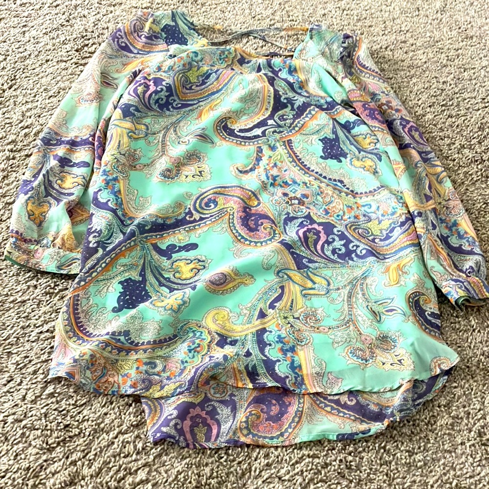 A beautiful Dress that is brand new.Plus the dress is a beautiful turquoise.